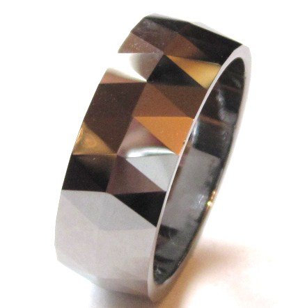8mm High Polish Tungsten Carbide Wedding Band Ring, TU3046