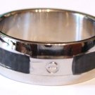 8mm Men's Black Carbon FIber Screw Stainless Steel Ring SSR1566