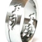 Tribal Laser Cut Stainless Steel Ring SSR15
