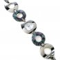 Circle Abalone Shell Stainless Steel Links Watch WW102
