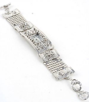Crystal Silver Mesh Bracelet Toggle Fashion Watch WW119