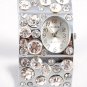 Iced Out Crystal Chunky Cuff Watch WW123