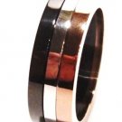 Unisex Copper Black Stainless Steel Ring SSR1026