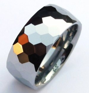 Honeycomb Tungsten Carbide Ring TU3026 Sz 6.25