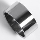 10mm Unisex High Polish Stainless Steel Ring SSR32