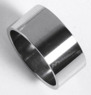 10mm Unisex High Polish Stainless Steel Ring SSR32