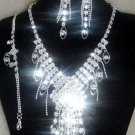 Crystal Cascade Necklace Set NP07 103