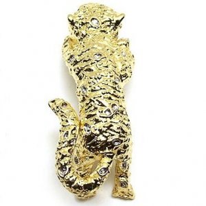 2.5" Unique Tiger Cub Wild Cat Brooch Pin Broach BP70