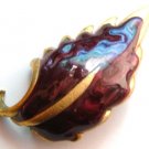 2.25" Large Purple Autumn Leaf Fashion Brooch BP62-9