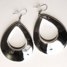 3 inches Extra Large Mirror Finish Dangle Earrings EA90 3 inches Extra Large Mirror Finish Dangle Earrings EA90