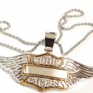 3" Bikers Motorcycle Wings Motorcycles Stainless Steel Chain Pendant NP163