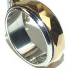 Tungsten Carbide Gold Spinning Rotating Ring TU3000 Tungsten Carbide Gold Spinning Rotating Ring TU3000