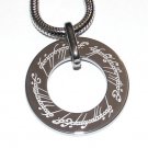 Tungsten Lord of the Rings Pendant SS Chain NP3000