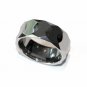 Unisex High Polish Multi Faceted Tungsten Carbide Ring TU3098
