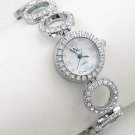 CZ Pave Circle Link Fashion Watch WW104