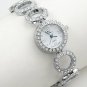 CZ Pave Circle Link Fashion Watch WW104
