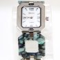 Rectangle Abalone Stainless Steel Links Fashion Watch WW101