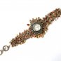 Multi-Tone Metal Chips Chain Link Fashion Watch WW110