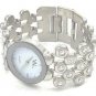 Chunky Stainless Steel CZ Bubble Fashion Watch WW107