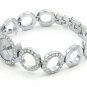 CZ Pave Circle Link Fashion Watch WW104