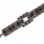 Antique Style Black CZ Toggle Fashion Watch WW115