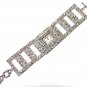 Iced Out CZ Textured Women's Toggle Fashion Watch WW117