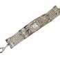 Crystal Silver Mesh Bracelet Toggle Fashion Watch WW119