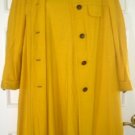VINTAGE WALKER SCOTT COMPANY Mustard Yellow Dress & Coat Set