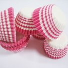 1000pcs Pink Swirl Line Mini Paper Cake Cup for Candy/Cookies/Petite/Cake 6cm