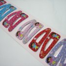 Wholesale 60pcs Dora Girl Snap Hair Clip 4.5cm (running_hole)