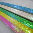 50pack X 90strips Pastel Criss Cross Pearlescent Origami Lucky Wishing Star Paper Strips