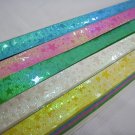 50pack X 90strips Pastel Star Pearlescent Origami Lucky Wishing Star Paper Strips