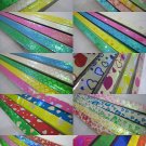 50packs X 90strips Mix Design Origami Lucky Wishing Star Paper Strips