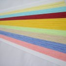 100 strips Embossed Mix Colour II Origami Folding Lucky Star Paper Strips
