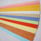100 strips Embossed Mix Colour I Origami Folding Lucky Star Paper Strips