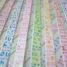 60 strips I Love U I Miss U Good Luck Pearlescent Mix Colour Origami Folding Lucky Star Paper Strips