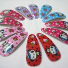 Wholesale 60pcs Cowgirl Panda Girl Snap Hair Clip 4.5cm (n/hole)