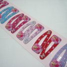 Wholesale 60pcs Barbie Girl Snap Hair Clip 4.5cm (butterfly_n/hole)