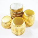 480pcs Gold Mini Paper Cake Cup for Candy/Cookies/Petite/Cake Wedding Party Favor6cm