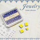 DIY Korean Foam and Rubber Stamp Jewelry 12pcs set in Tin Box
