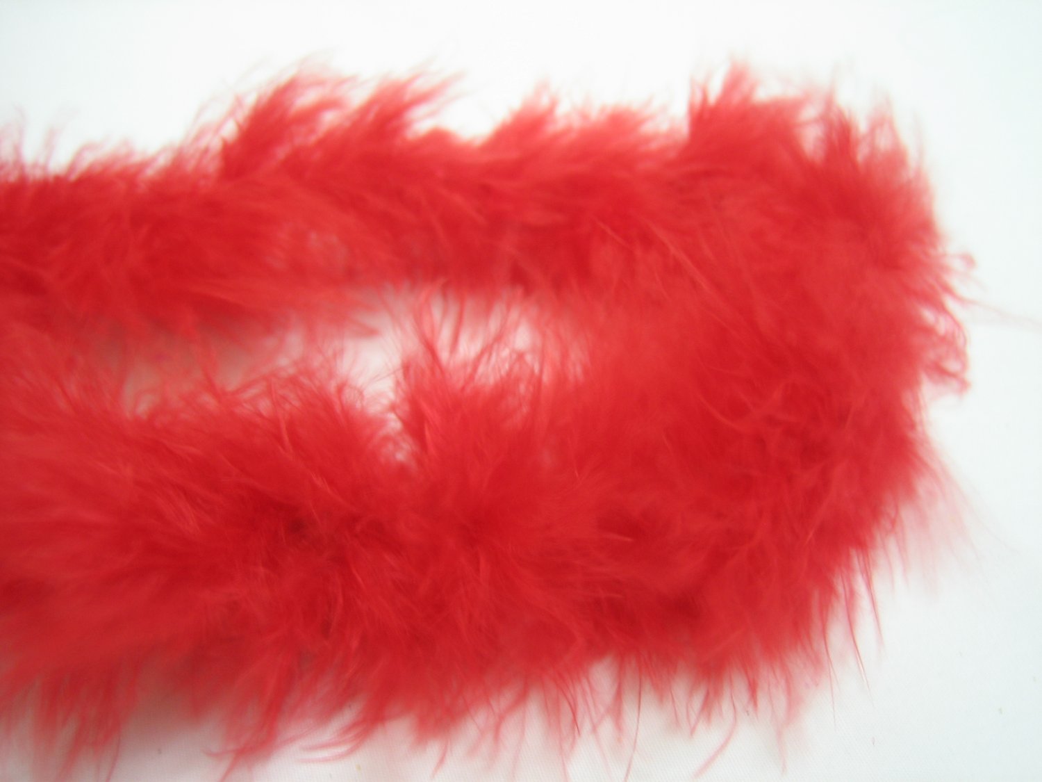 2 yards Red Marabou Boa