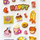 OK015d Korean Food Small Puffy Sticker