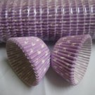 Bulk 1000pcs Purple Cake Cup Printed with White Dove US Standard Size