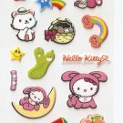OK010b Cute Kawaii Kitty Small Puffy Sticker FREE SHIPPING