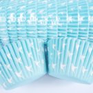 Bulk 1000pcs Blue Cake Cup Printed with White Dove US Standard Size