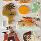 Pirate Quest Small Puffy Sticker #H03c