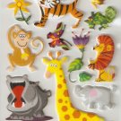 Africa Safari Small Puffy Sticker #H06d