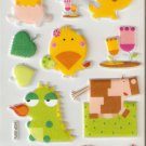 Animanial Small Puffy Sticker #H07a