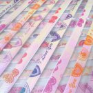 80 strips I LOVE U/JUST FOR U  Mix Colour Origami Folding Lucky Star Paper Strips 80A
