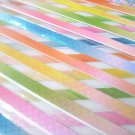 70 strips CRISS CROSS PEARLESCENT Mix Colour Origami Folding Lucky Star Paper Strips 70A